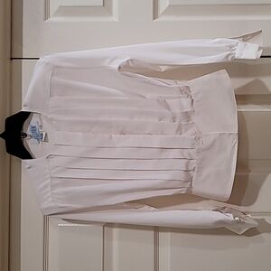 Vintage Long Sleeve Peplum Blouse